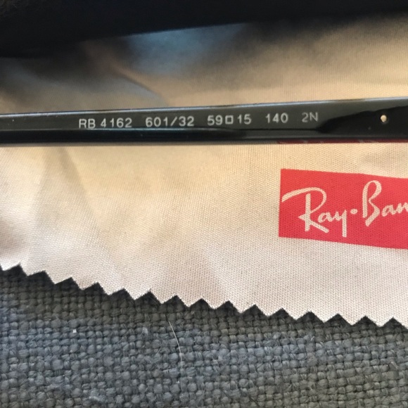 Authentic Ray ban 59mm pilot aviators black sunglasses - Picture 6 of 9